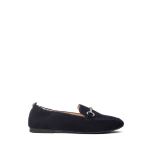 Wildleder-Loafer von NeroGiardini bieten edles Leder, eine bequeme Passform und einen 1 cm Blockabsatz. Ohne Verschluss und mit rutschfester Sohle.